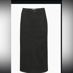 TNA Denim black skirt